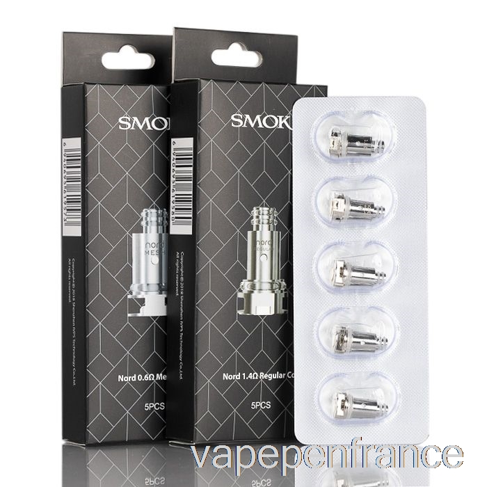 Bobines De Remplacement Smok Nord 1,4 Ohm Bobines En Céramique Nord Stylo Vape